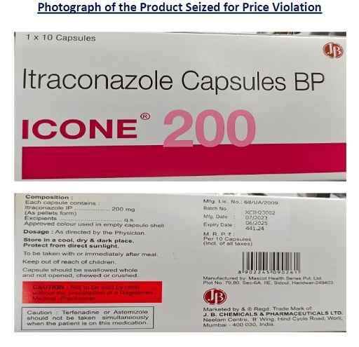 Telangana DCA Seizes Overpriced ‘ICONE-200’ At Pharmacy In Quthbullapur