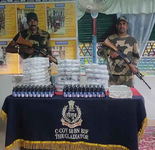 BSF Foiled Smuggling Attempt, Seized Huge Quantity Of Illegal Medicines