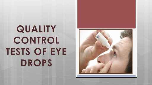 DCC Recommends Issuance Of Advisory To SLAs For Monitoring Quality Of Eye Drops In Packages