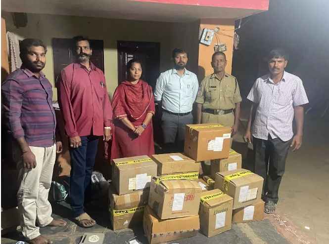 Stock Of Expired Veterinary Drugs Seized In Mahabubabad