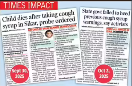 Sikar doc, pharmacist suspended; new guidelines for syrup issued