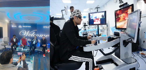 SSI Mantra, Made in India Robot, bats a Thousand by completing 100 Telesurgeries