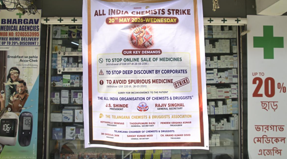Chemists strike on May 20: Reasons behind today’s all-India strike