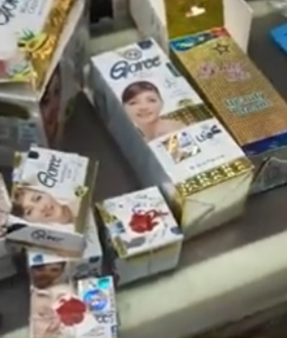 Pak-made illegal cosmetics recovered from Itwari shop