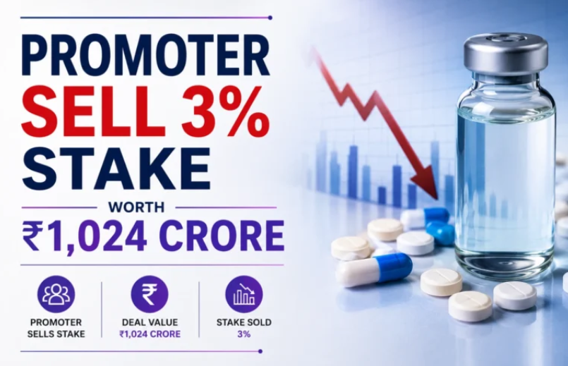 Ajanta Pharma Promoter Sell 3% Stake Worth ₹1,024 Crore; Shares Trade Higher