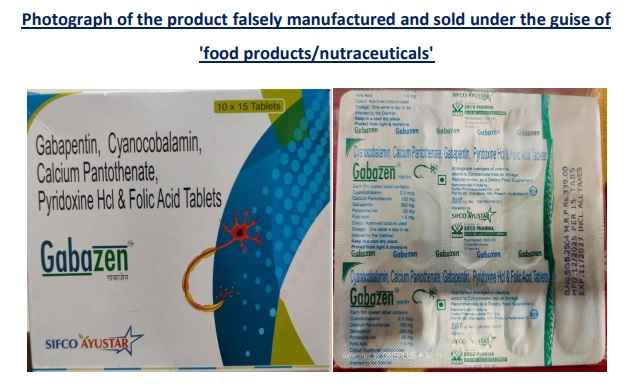 Telangana DCA Seizes Gabapentin Tablets Falsely Sold as Nutraceuticals in Hyderabad