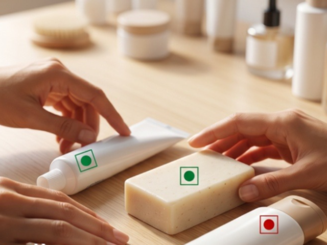Green or red dot? Your soap, shampoo and toothpaste will now reveal if they’re veg or non-veg