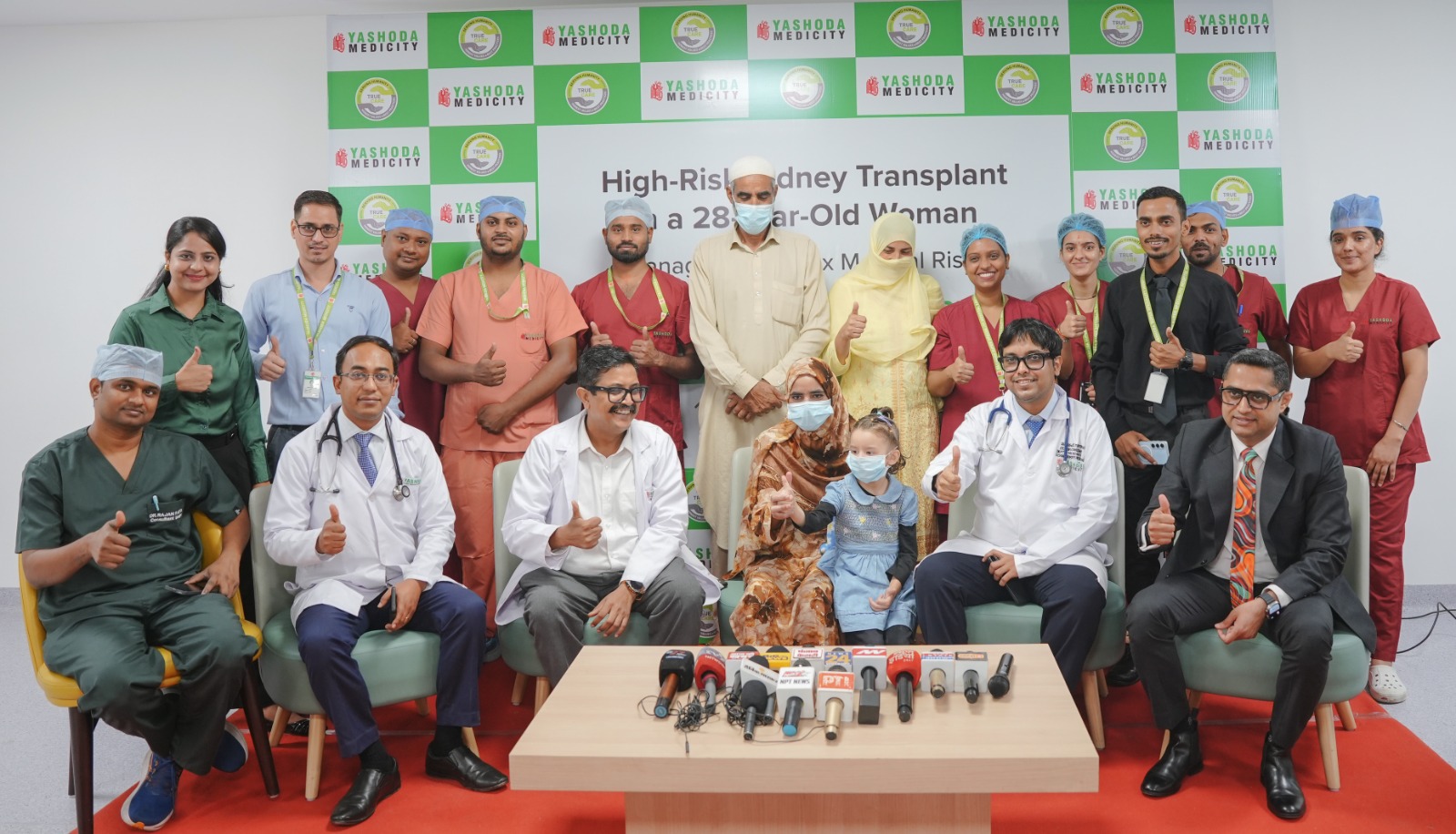 Yashoda Medicity Successfully Performs High-Risk Kidney Transplant in 28-Year- Old Woman